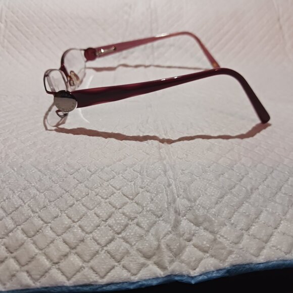 Daisy Fuentes Eva 52-16-135 Eyeglasses Frames Currant - Picture 9 of 14